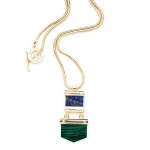 CC Skye Santa Fe Sunset 18k Gold Statement Necklace